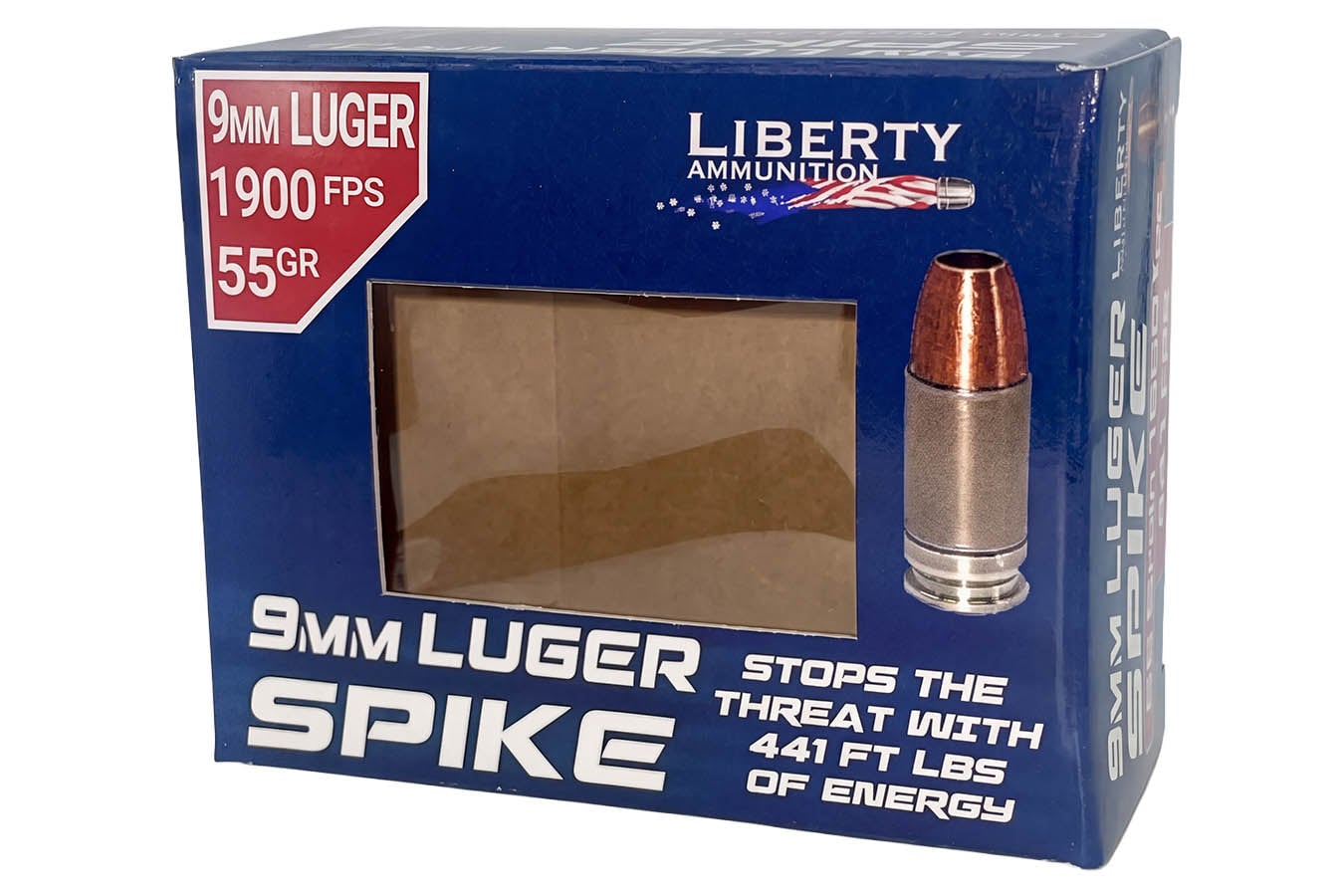 Liberty 9mm 55gr Hollow Point Spike 2.0 20/Box